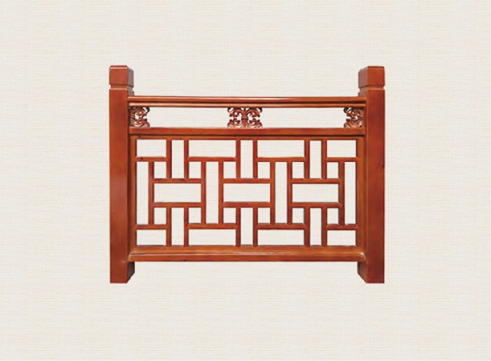 仿古木栏杆