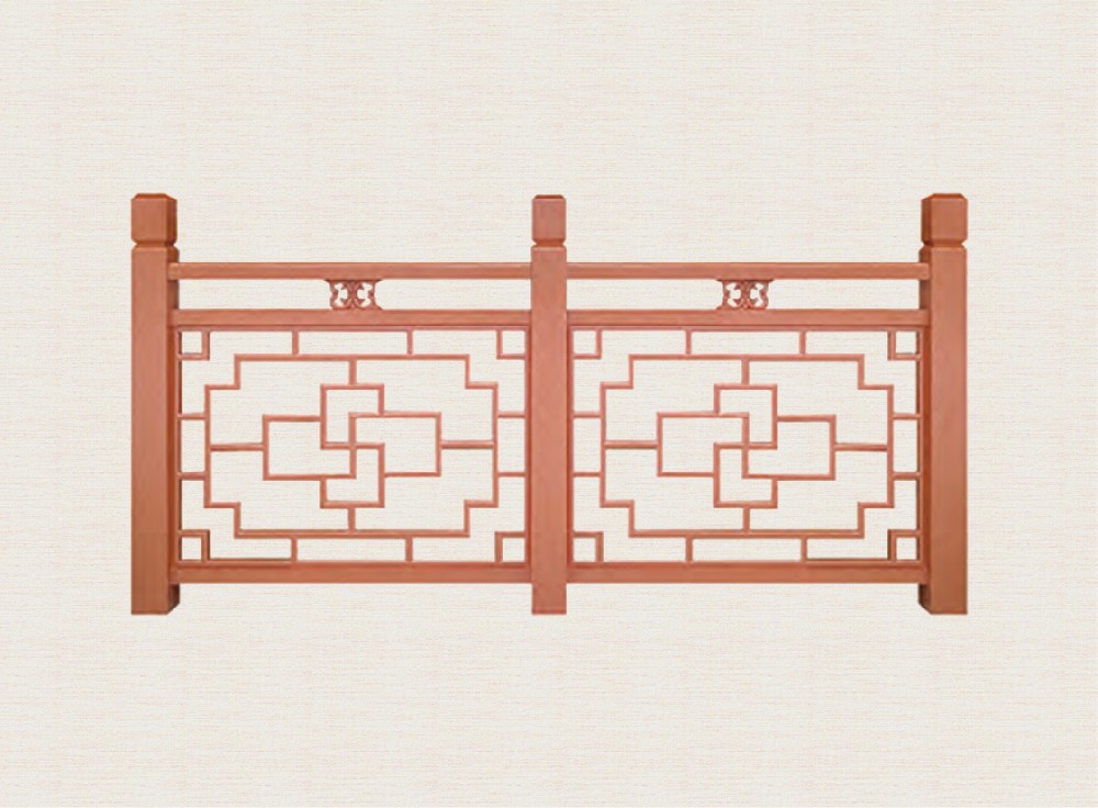 仿古木栏杆